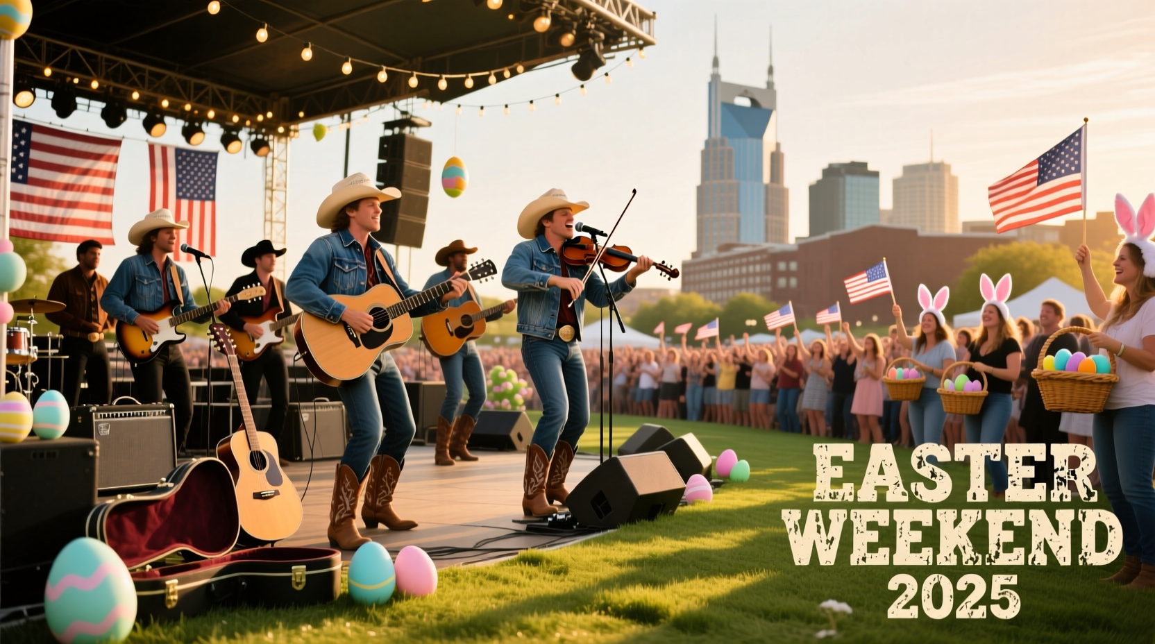 do country artists play easter weekend nashville tn