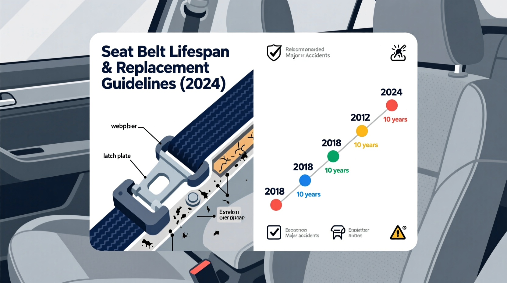Seat Belt Lifespan & Replacement Guidelines (2024)