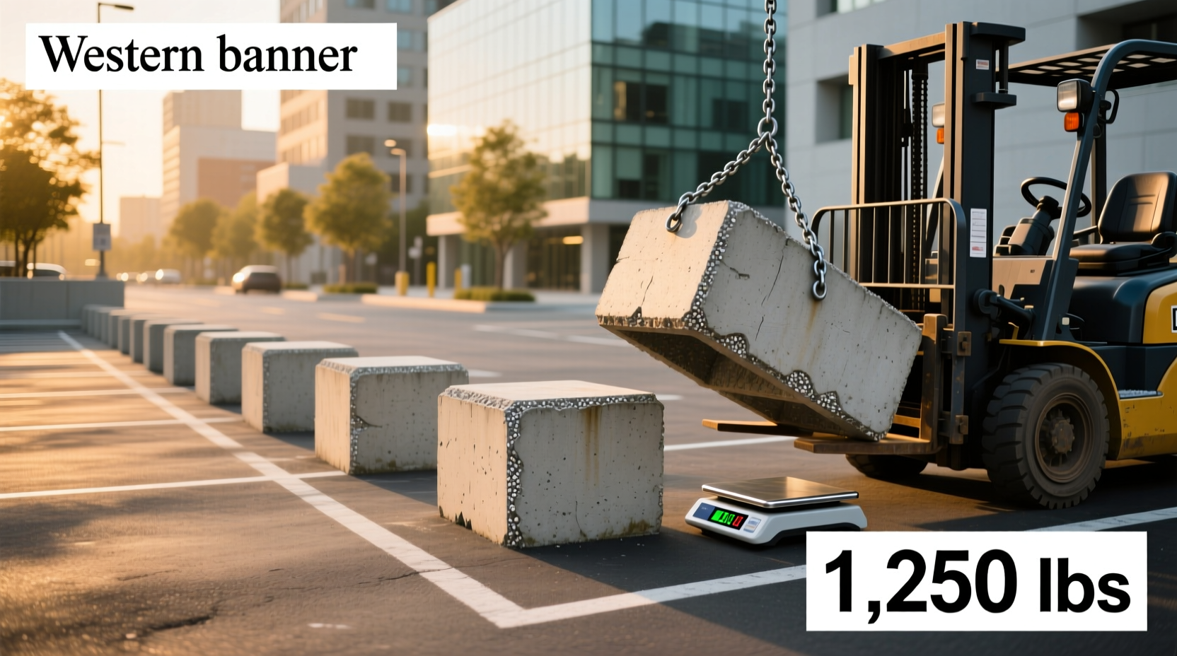 How to Choose Concrete Parking Blocks: How Much Does a 6 Foot One Weigh?