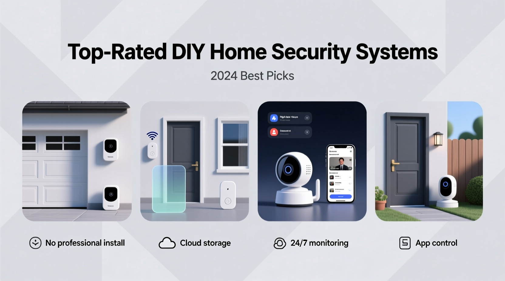 top rated diy home security systems