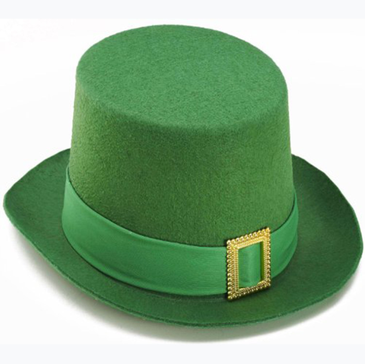 豪华节日圣帕特里克节绿色德比派对帽子爱尔兰绿色 st patricks day