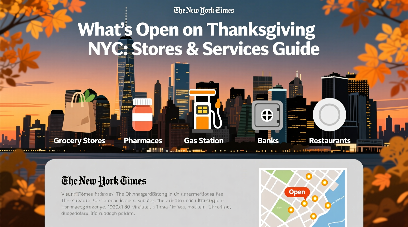 what is open on thanksgiving nyc