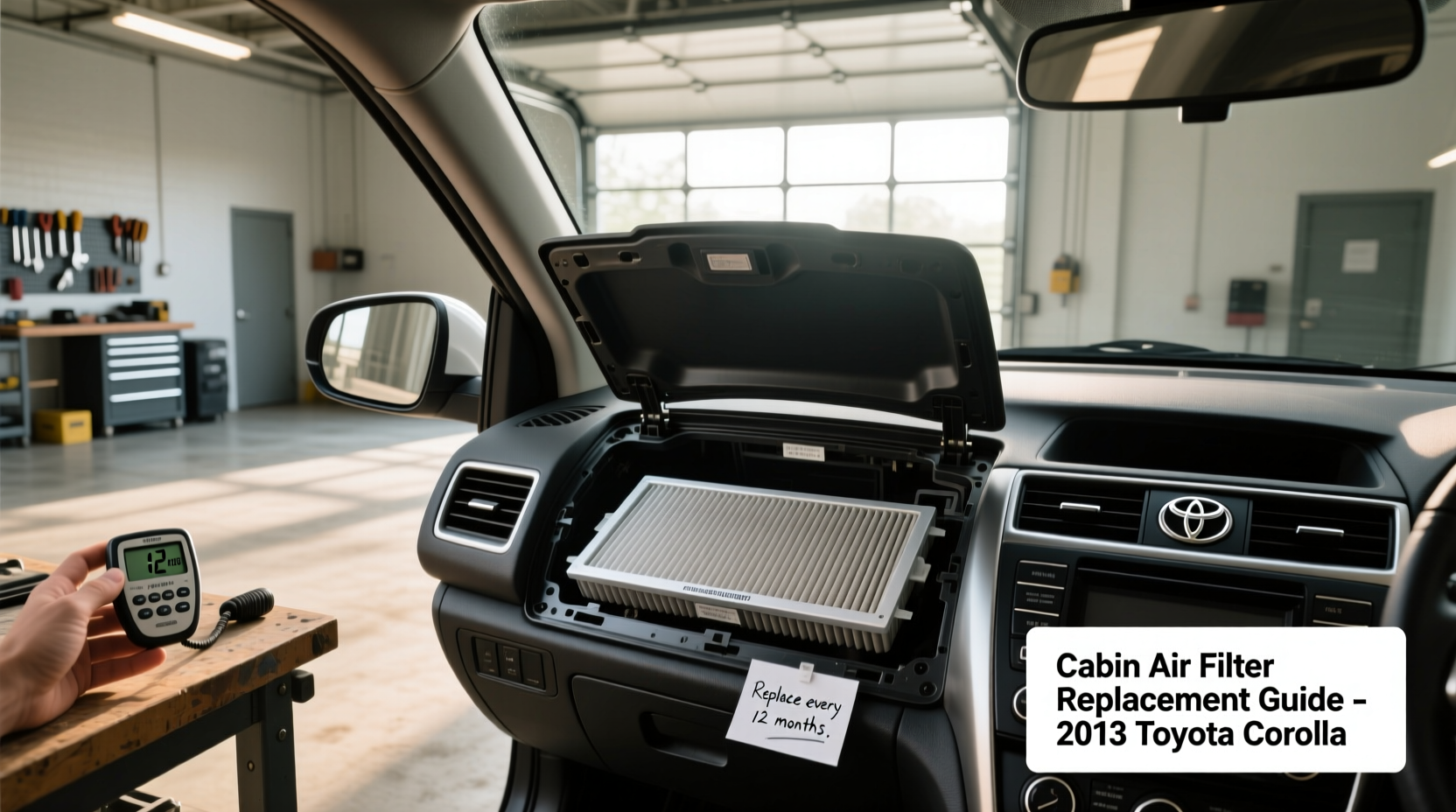 Cabin Air Filter Replacement Guide for 2013 Toyota Corolla