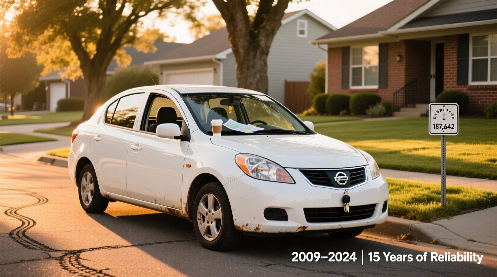 2009 Nissan Versa Hatchback Front View
