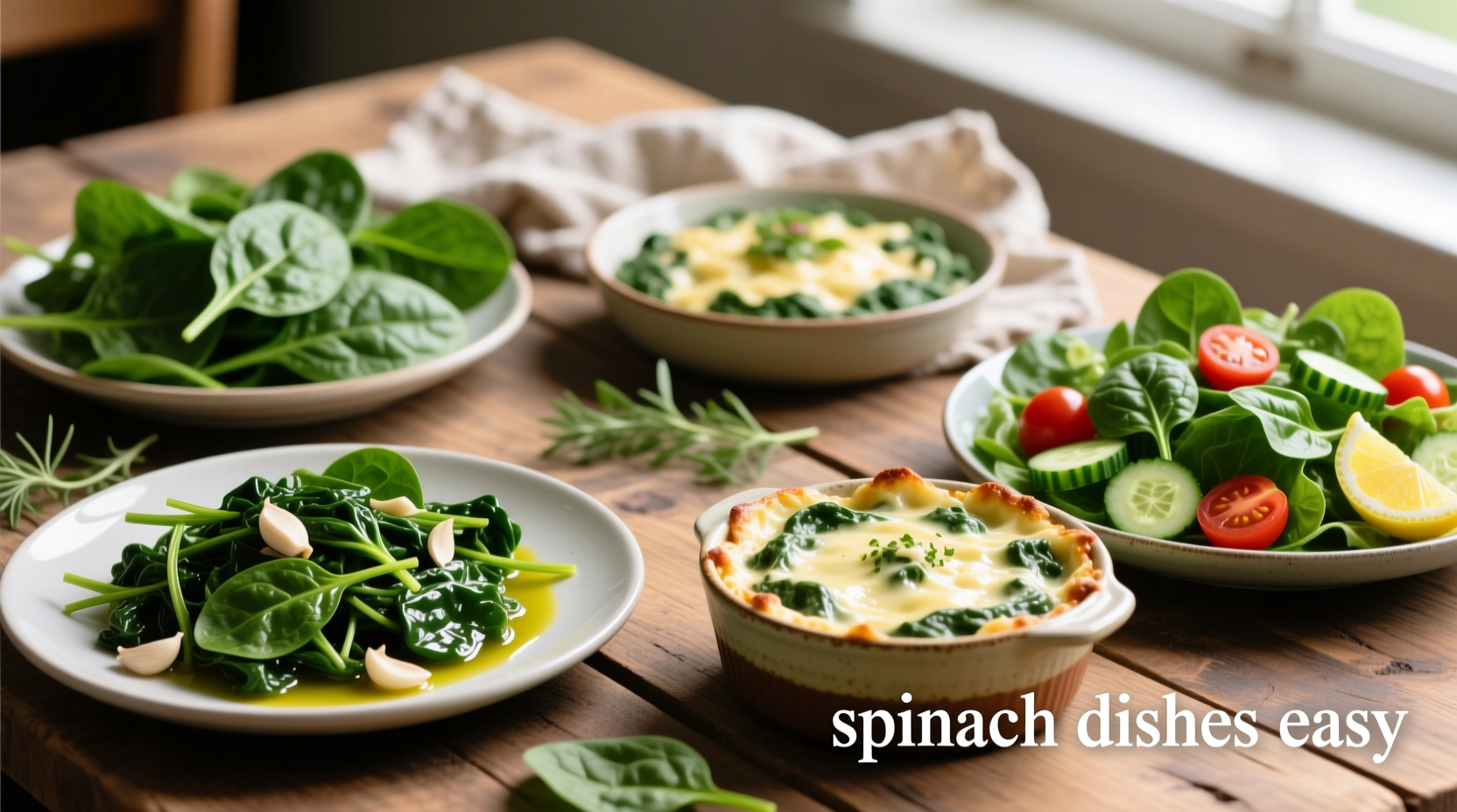 10 Effortless Spinach Dishes Ready in 20 Minutes