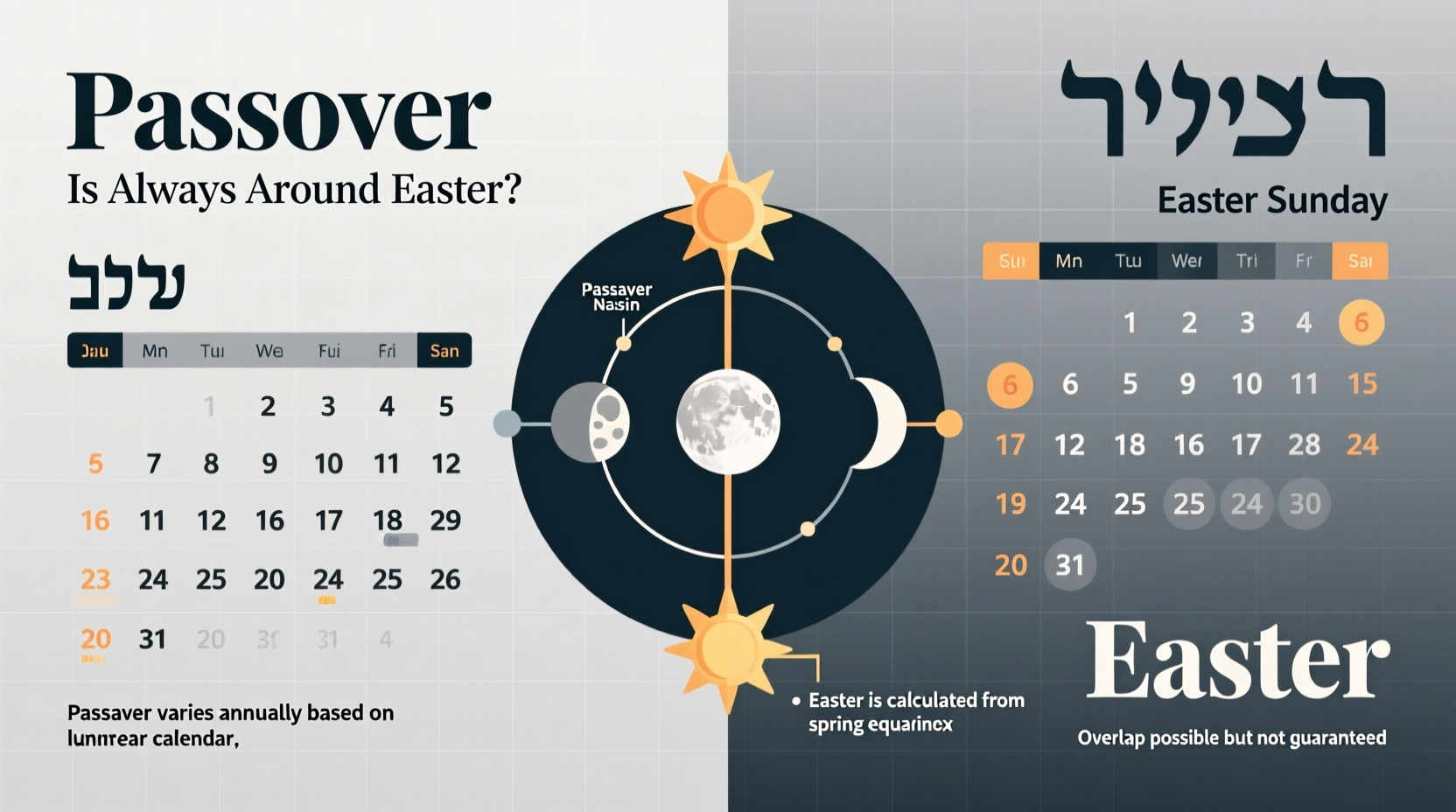 is passover always around easter