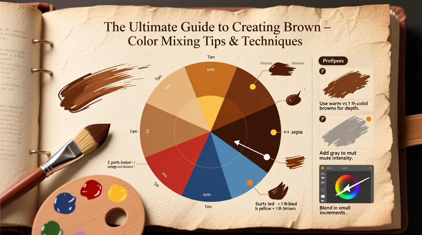 the ultimate guide to creating brown color mixing tips and techniques