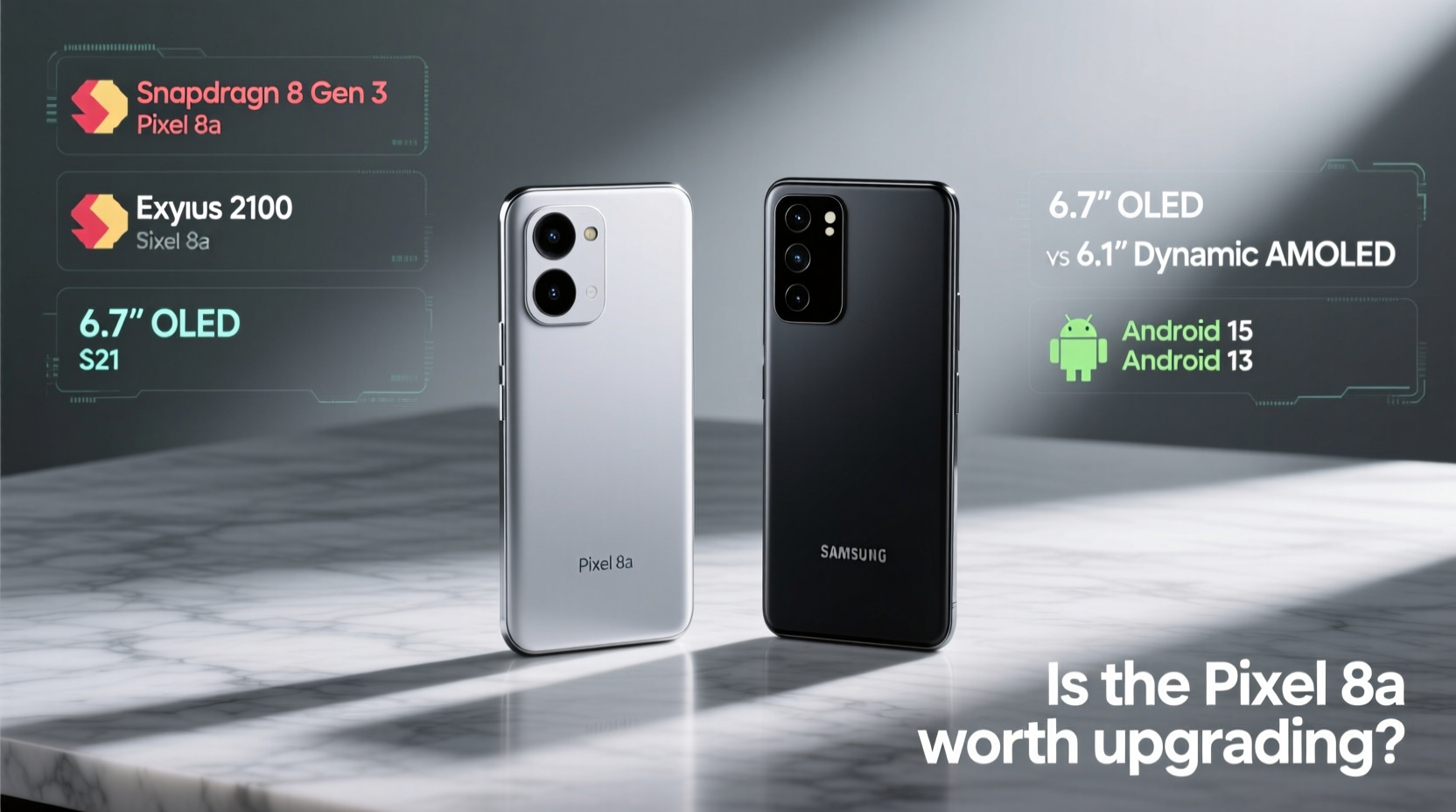 pixel 8a vs samsung s21 is the newer pixel actually worth the upgrade