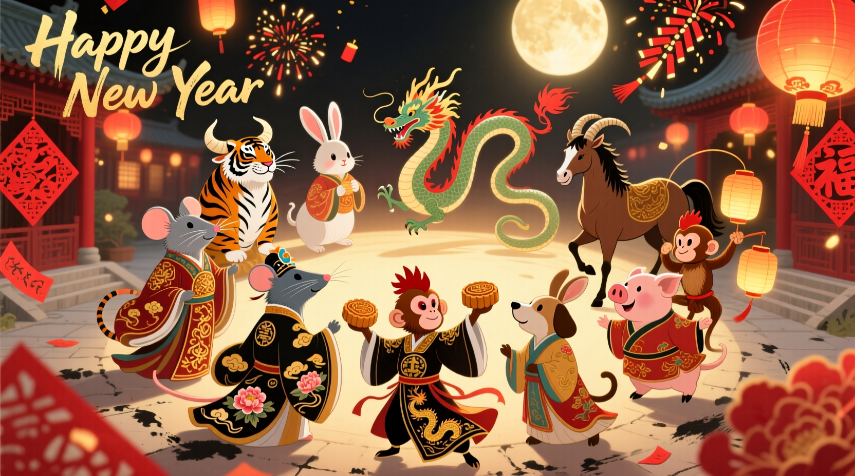 how many chinese new year animals are there