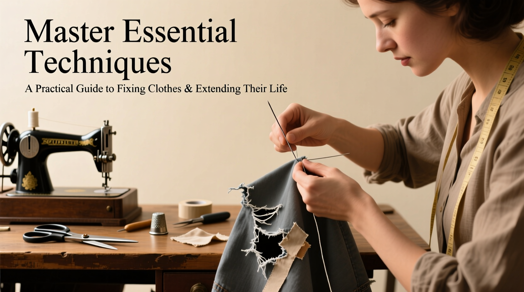 master essential techniques a practical guide on how to fix clothes and extend their life