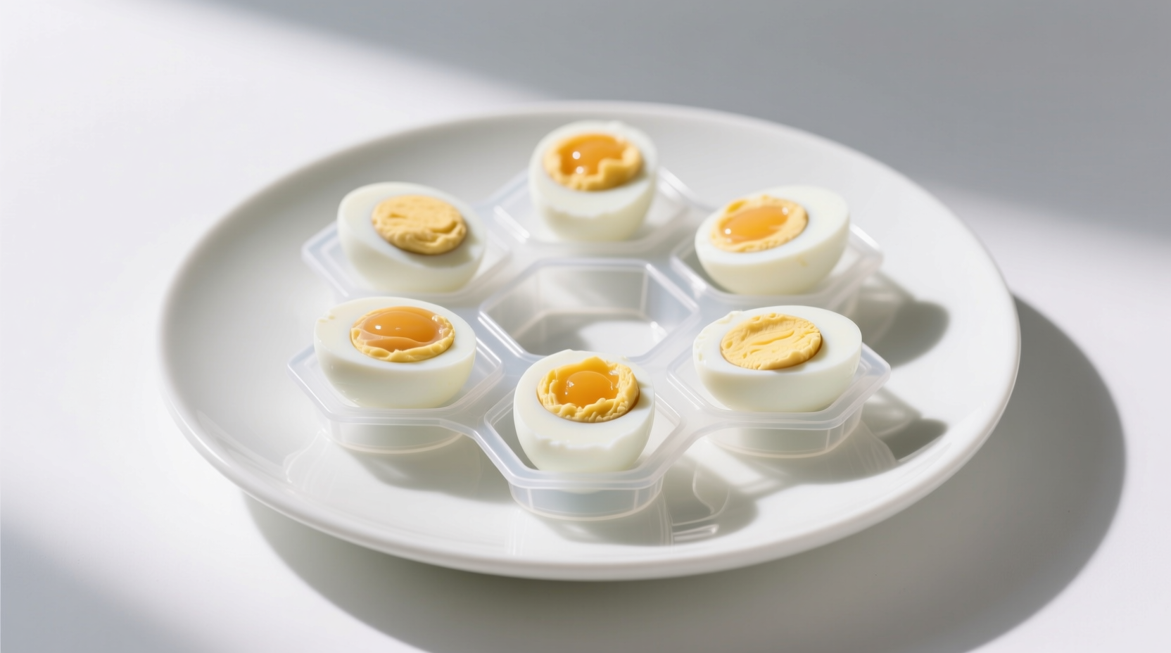 how to keep deviled eggs from sliding around on the pla