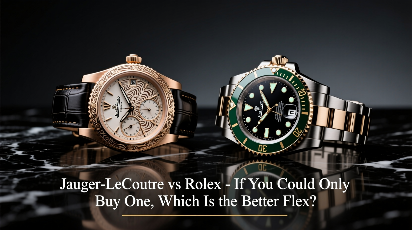 jaeger lecoultre vs rolex if you could only buy one which watch brand is the better flex