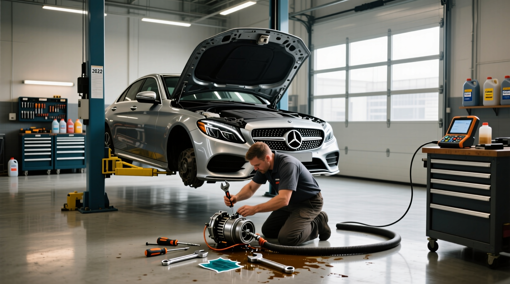 How to Replace a Mercedes Water Pump: Cost, Symptoms & Tips