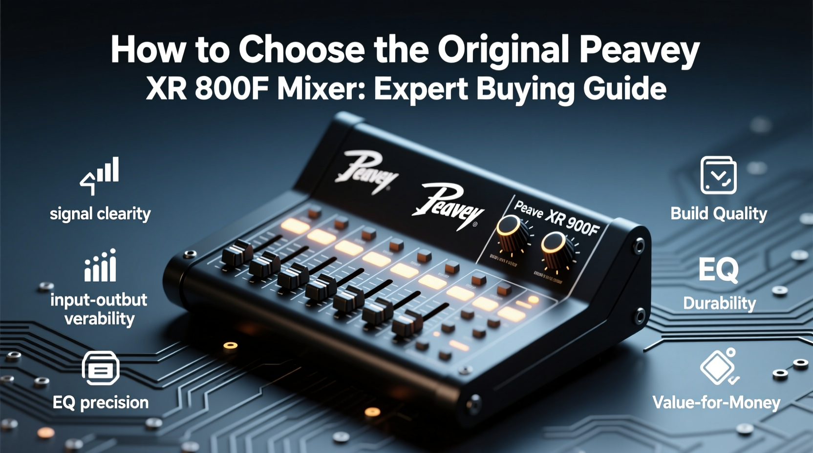 original peavey xr 8oo f mixer