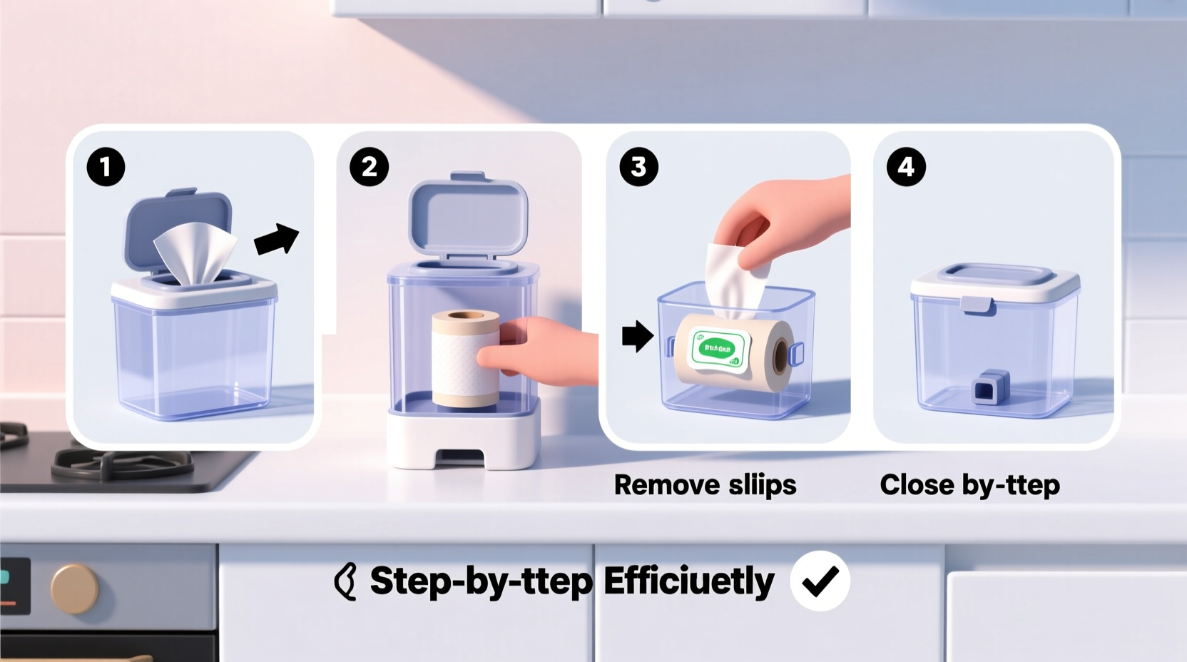 simple and quick steps to refill your wet wipes box tissue dispenser efficiently
