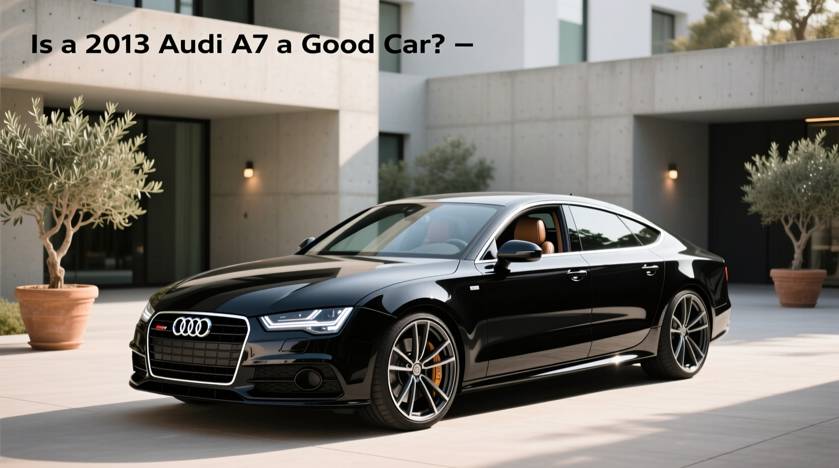 2013 audi a7 luxury style, but watch costs