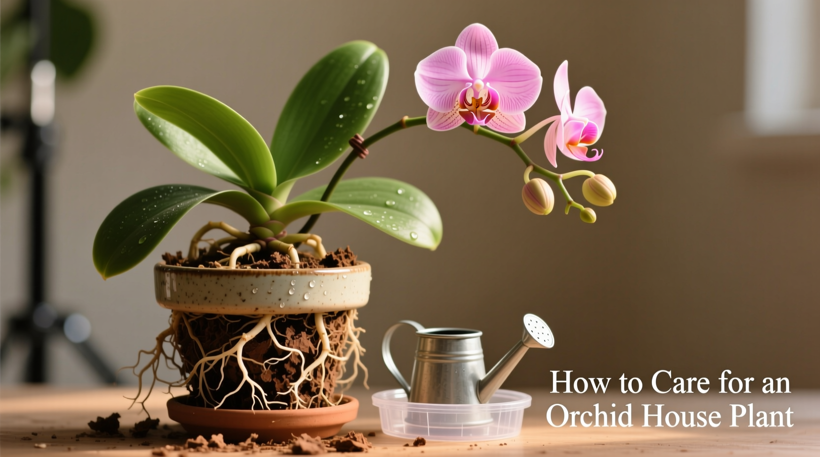 how to care for a orchid house plant