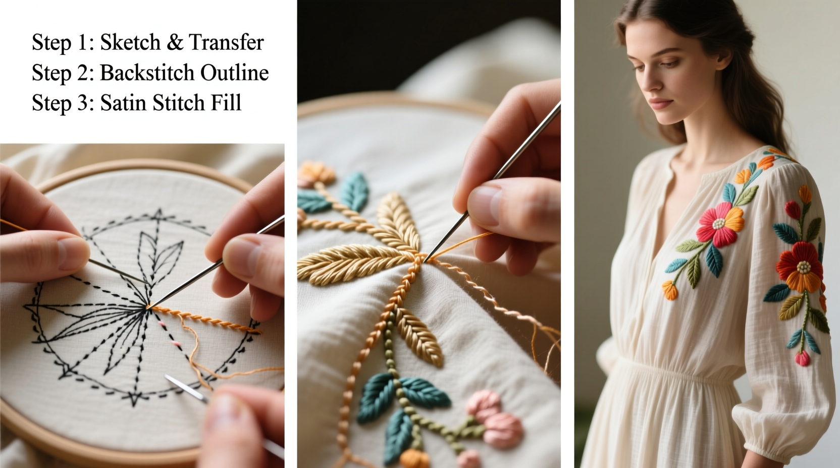 mastering hand embroidery on clothes step by step techniques for beautiful custom designs