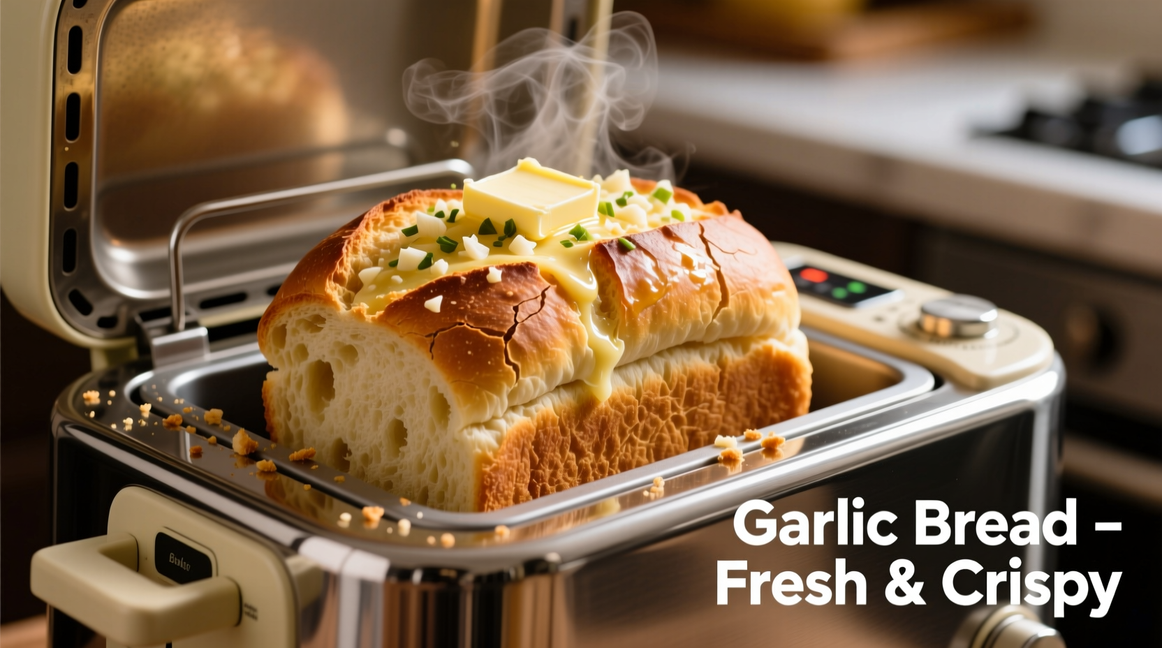 breadmaker garlic bread