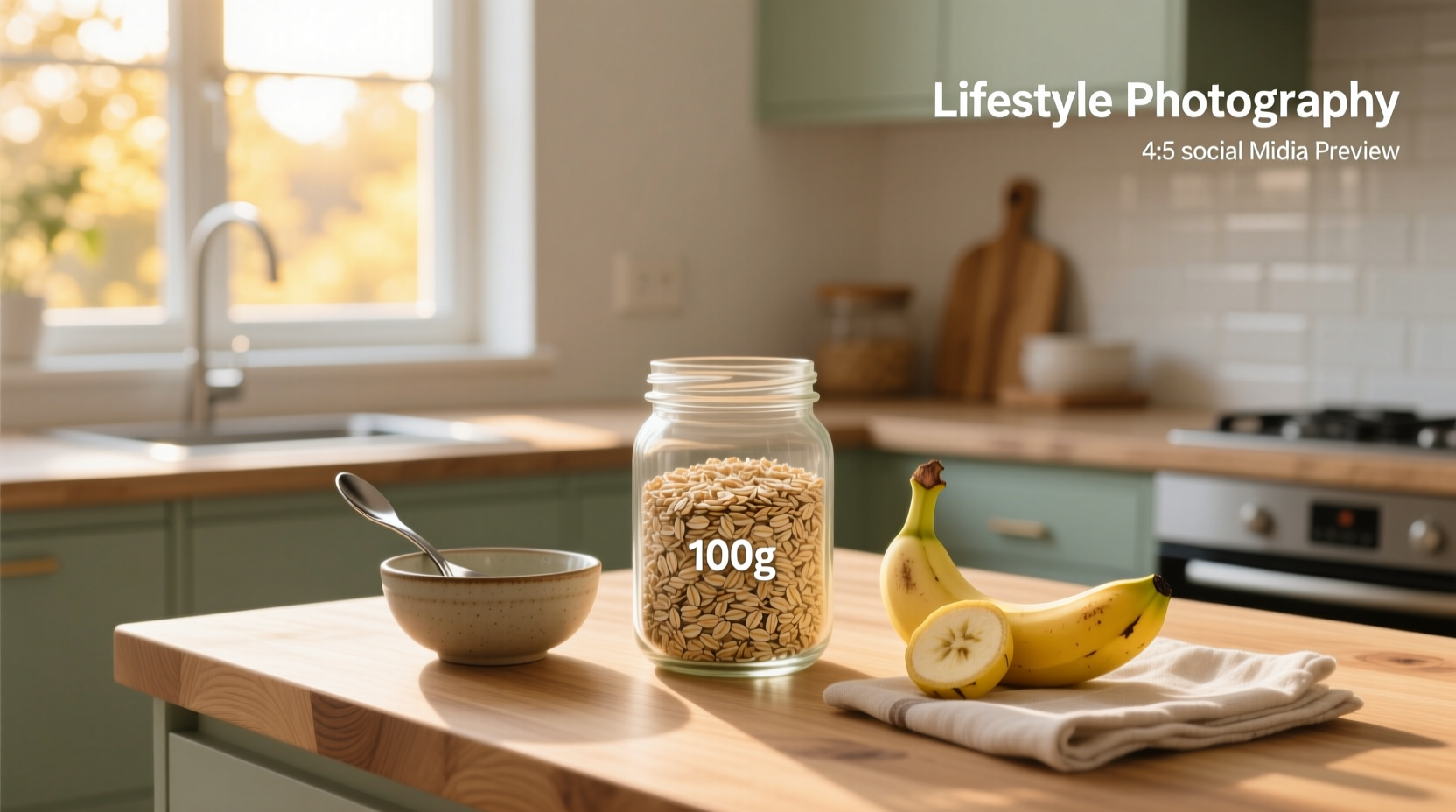 100g oats calories nutrition guide