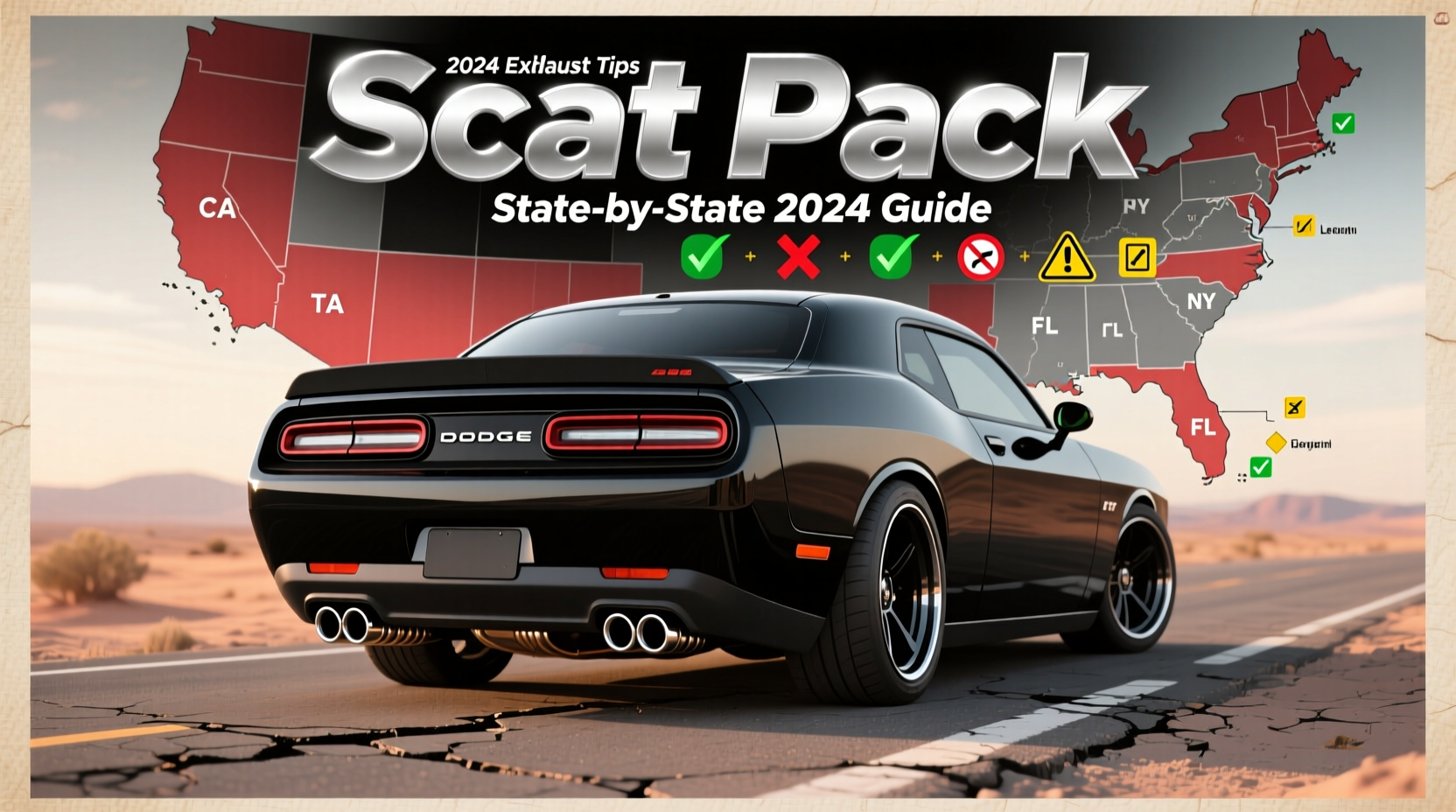 scat pack exhaust tips legality