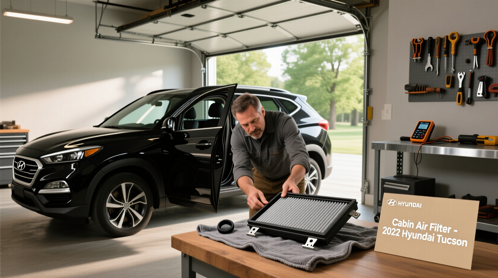 How to Replace the Cabin Air Filter in a 2022 Hyundai Tucson