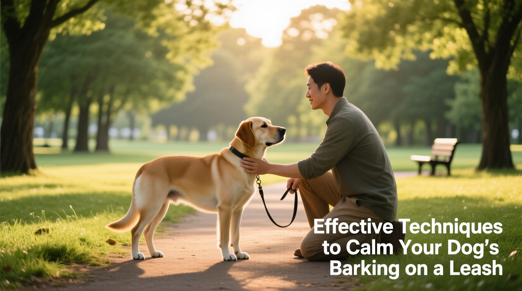 effective techniques to calm your dogs barking while on a leash