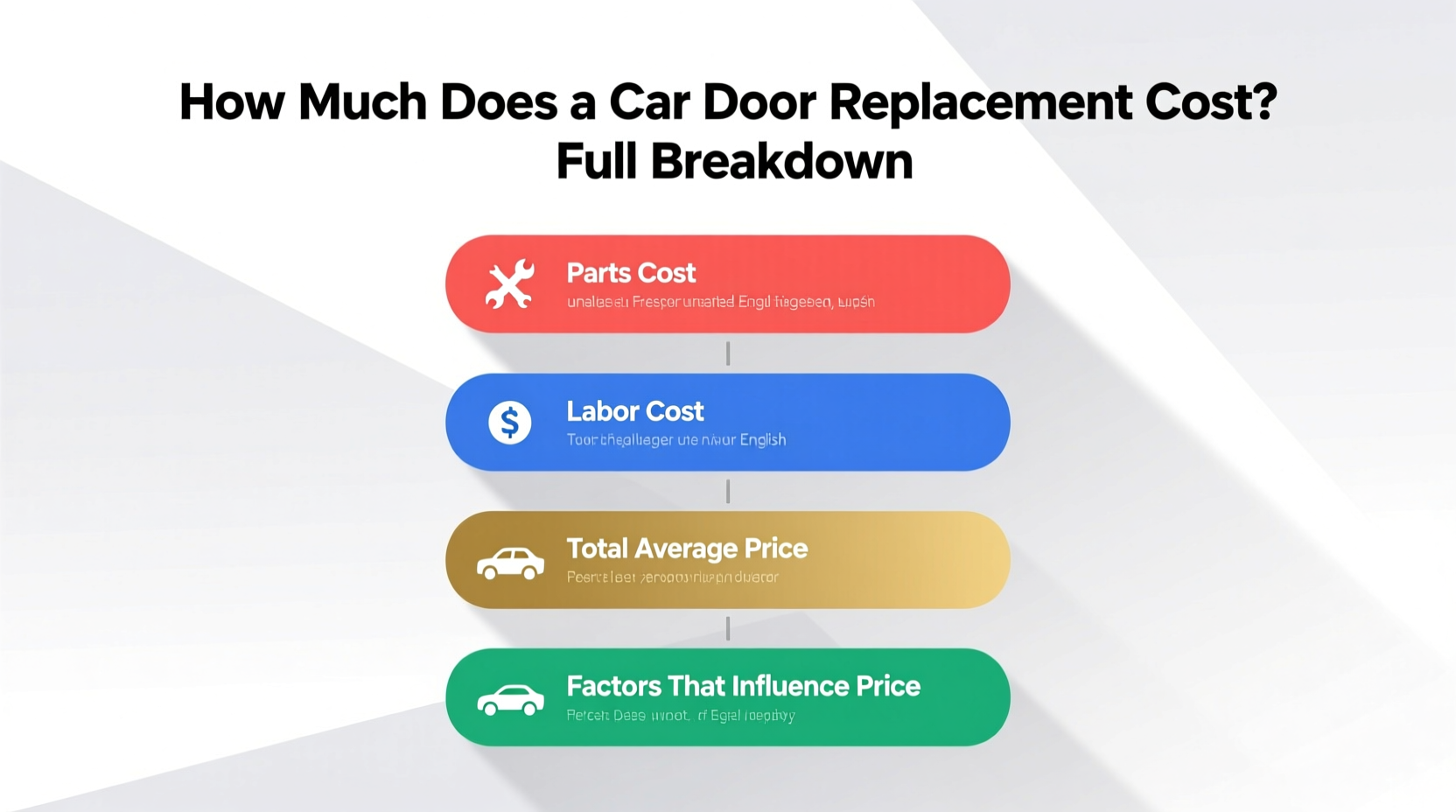 how much does a car door replacement cost