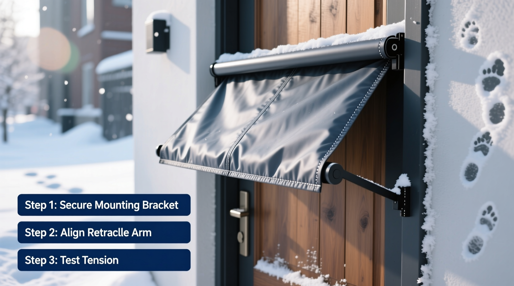 matrix retractable cover winter sag fix