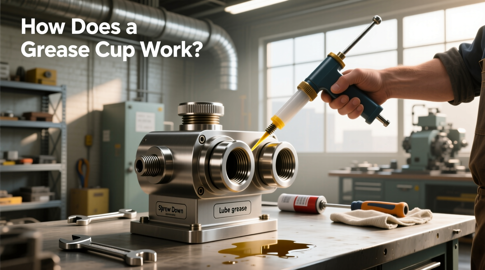 How to Choose Screw Down Lube Grease Cups, How Does a Grease Cup Work?
