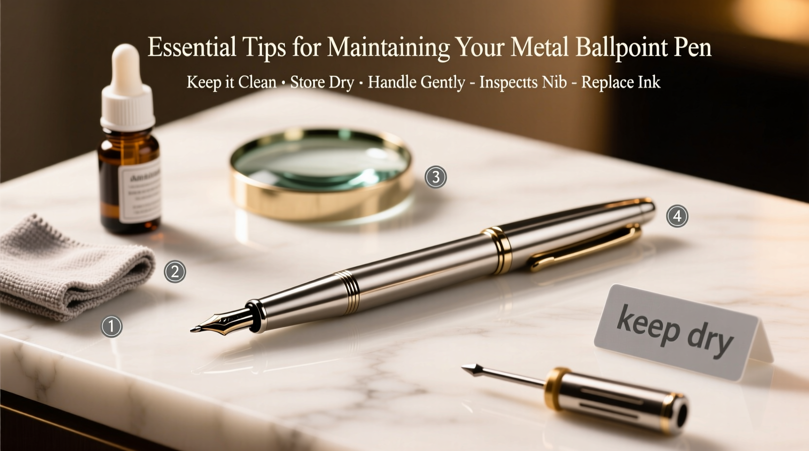 essential tips for maintaining and extending the life of your metal ballpoint pen