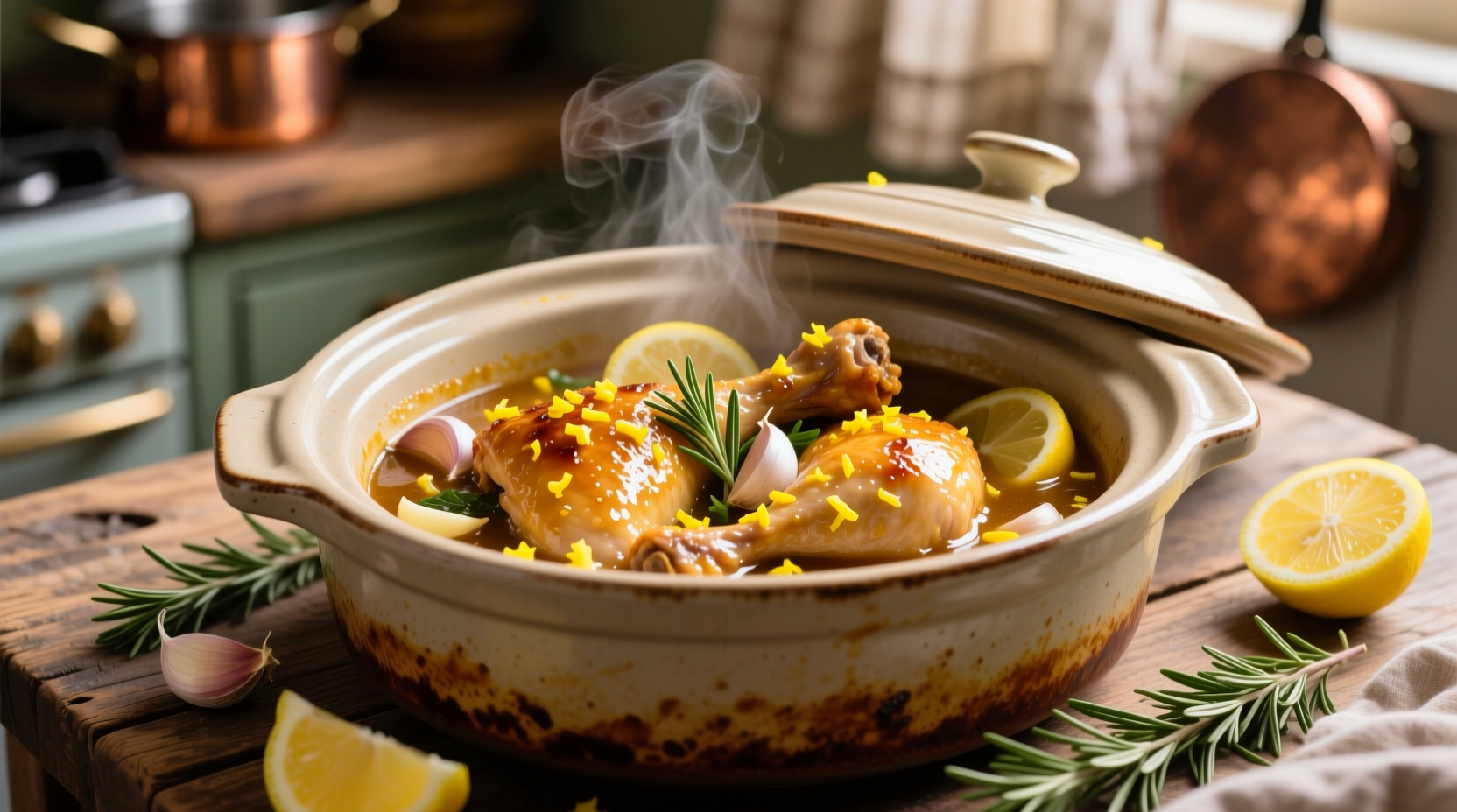 Perfect Garlic Lemon Crock Pot Chicken Recipe (Easy & Juicy)