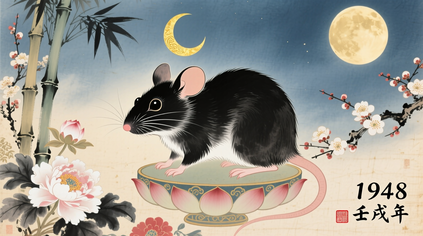 what chinese new year animal is 1948