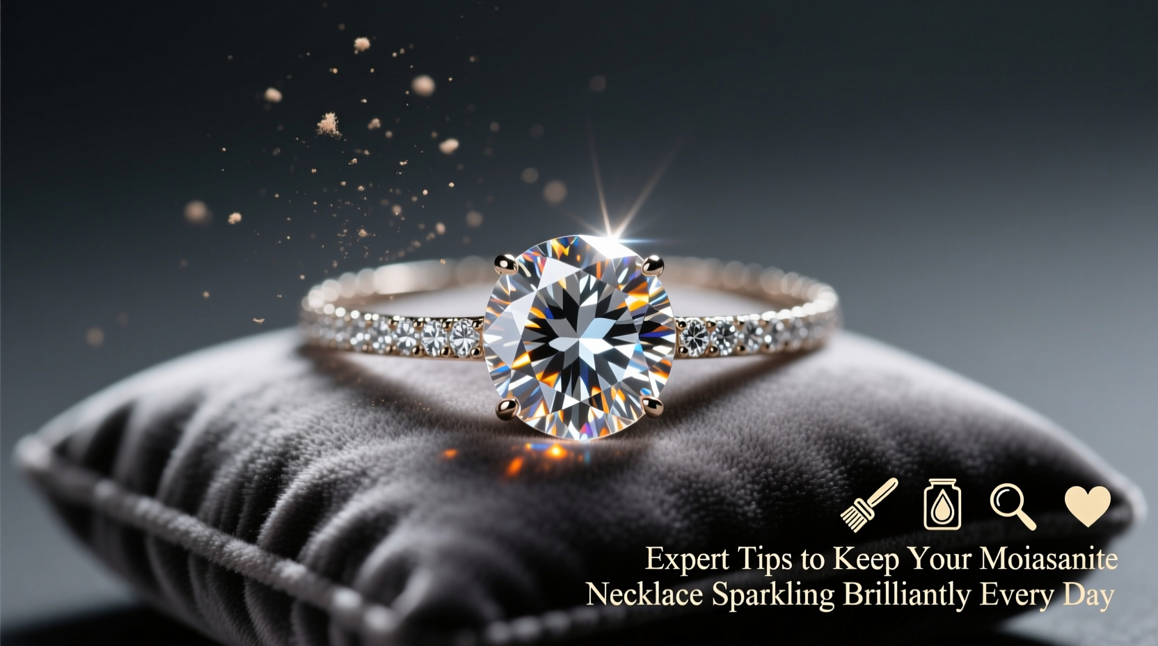 expert tips to keep your moissanite necklace sparkling brilliantly every day