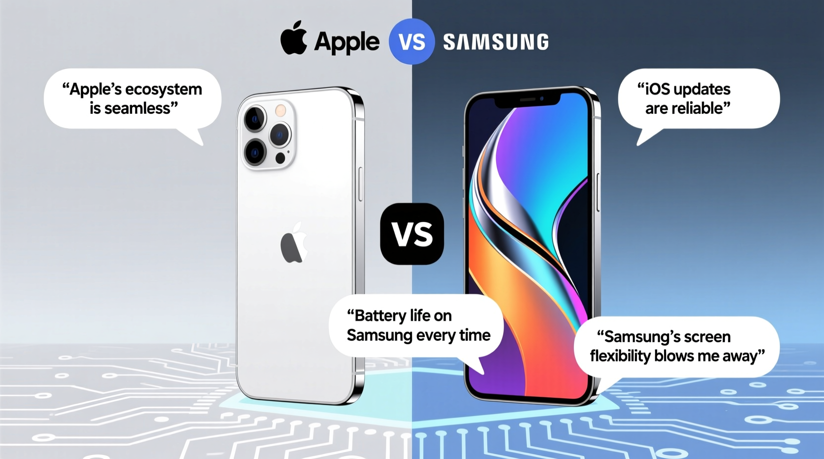 is apple really that different from samsung what are people saying