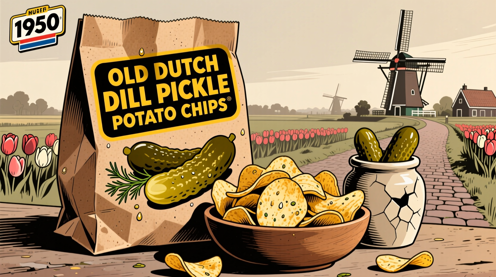Old Dutch Dill Pickle Chips: Authentic Flavor Breakdown
