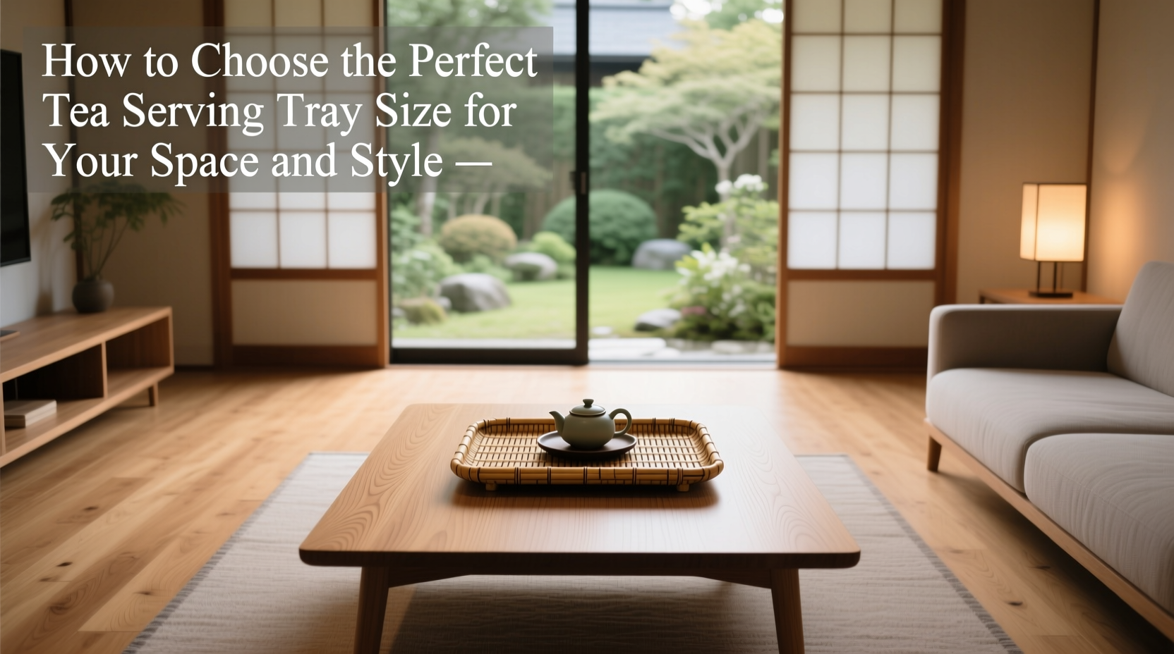 how to choose the perfect tea serving tray size for your space and style