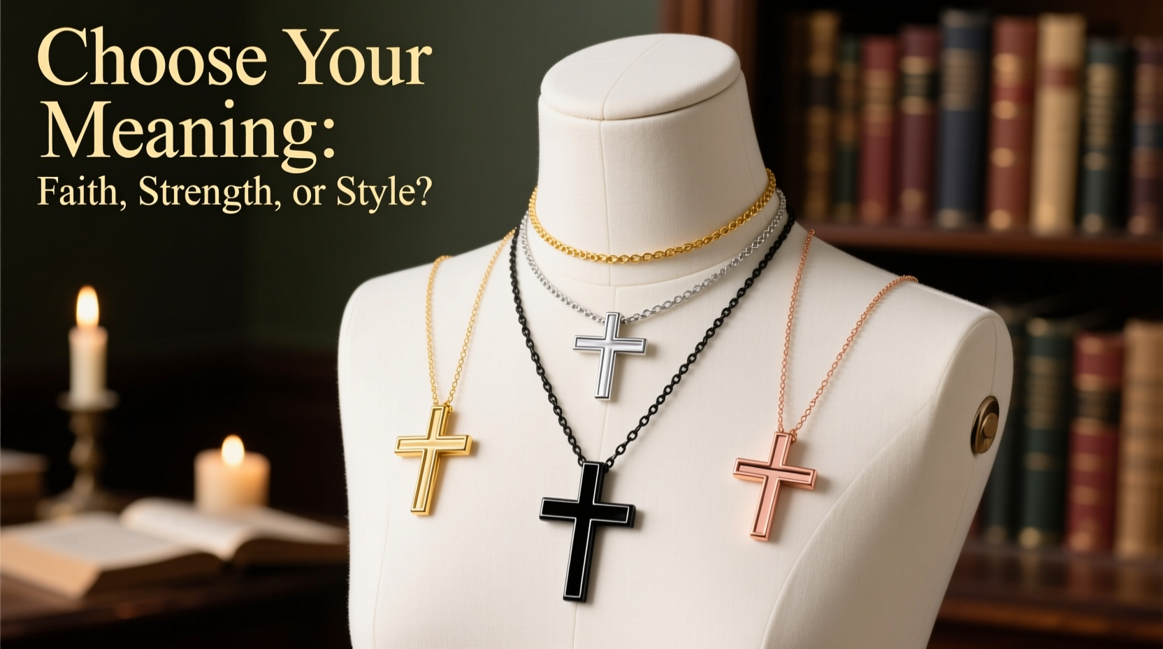 how to choose the ideal cross necklace for women style meaning and material tips