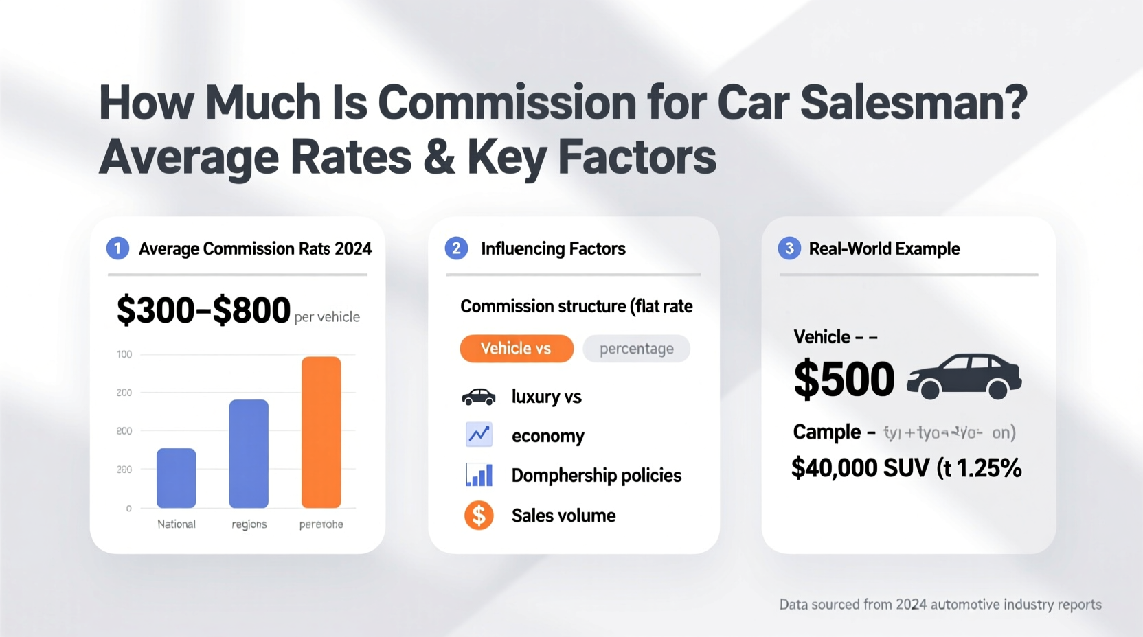 how much is commission for car salesman