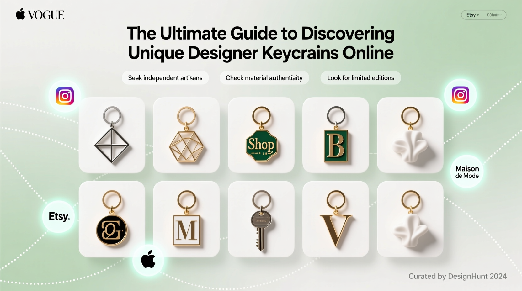the ultimate guide to discovering unique designer keychains online