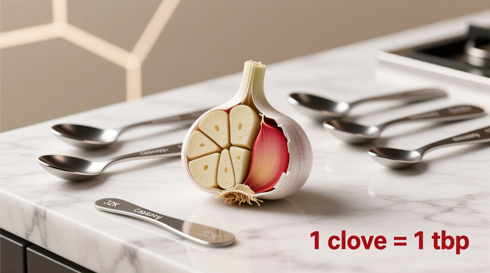 How Many Tablespoons in a Garlic Clove: Exact Measurements