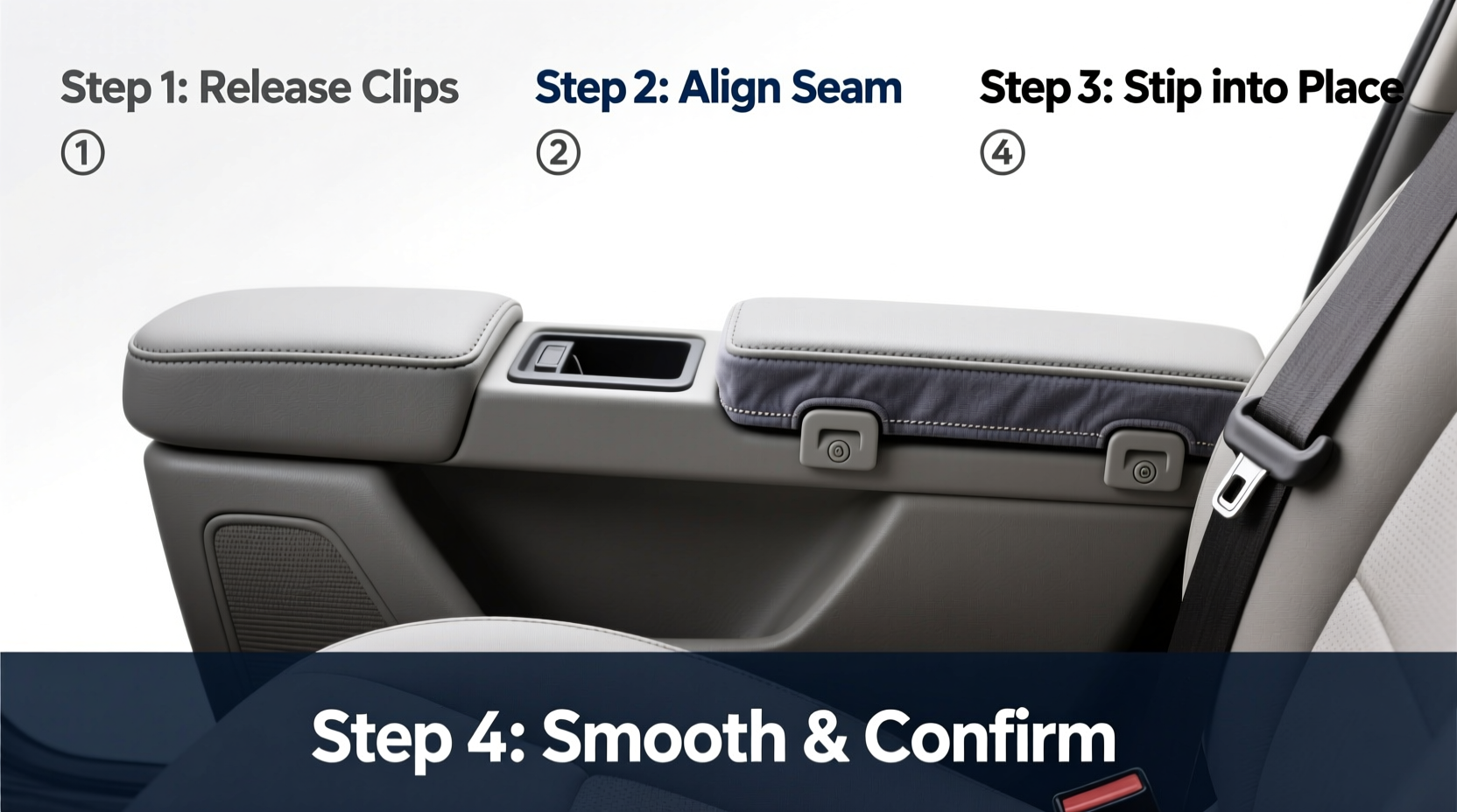 install corolla 2009 armrest cover