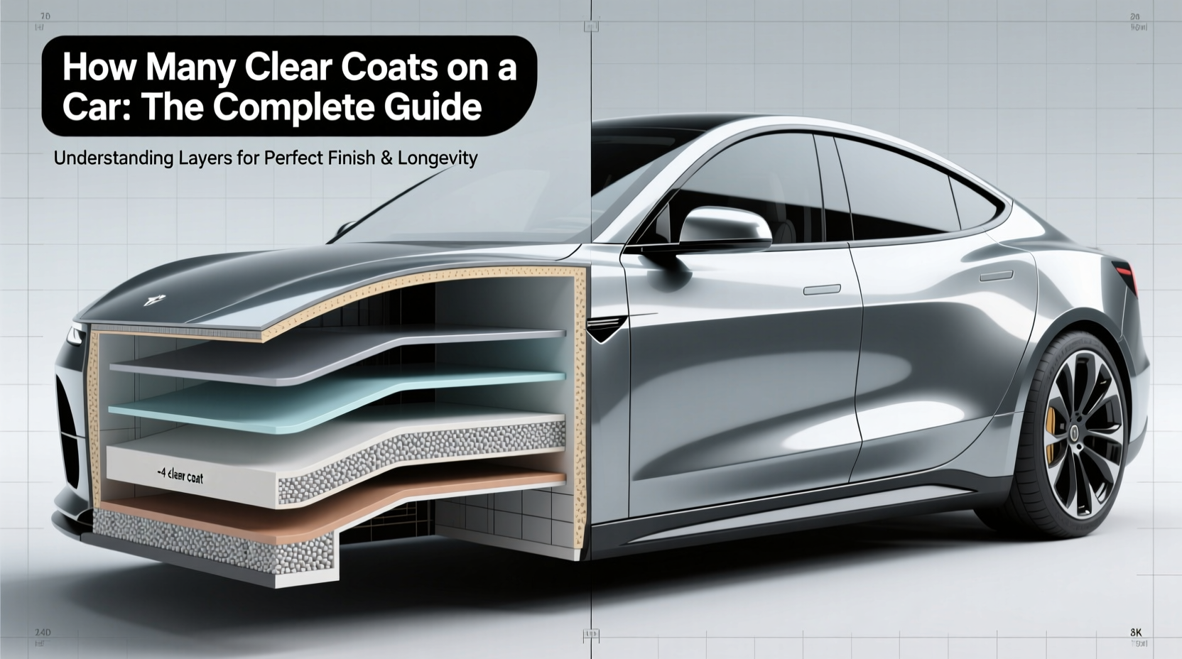 how many clear coats on a car