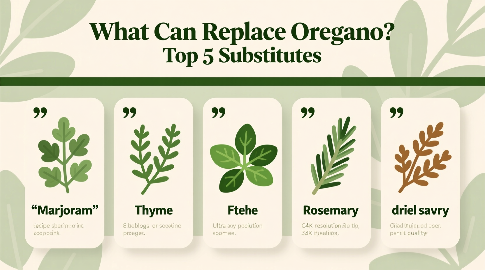 What Can Replace Oregano? Top 5 Substitutes