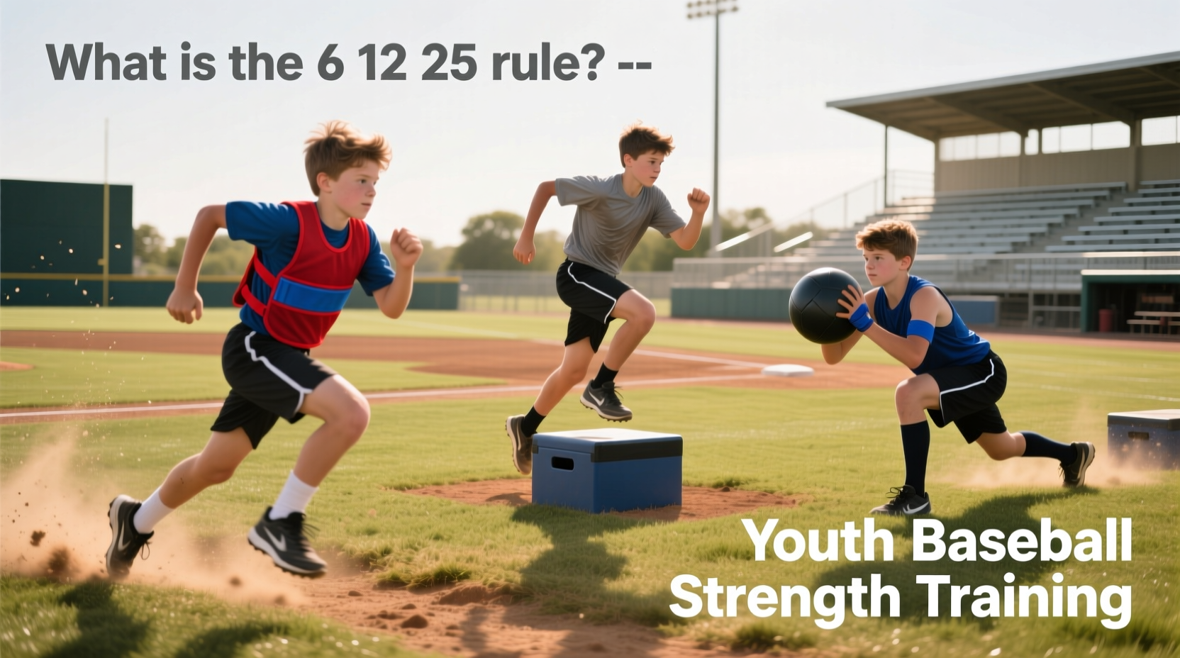 6 12 25 rule youth baseball training