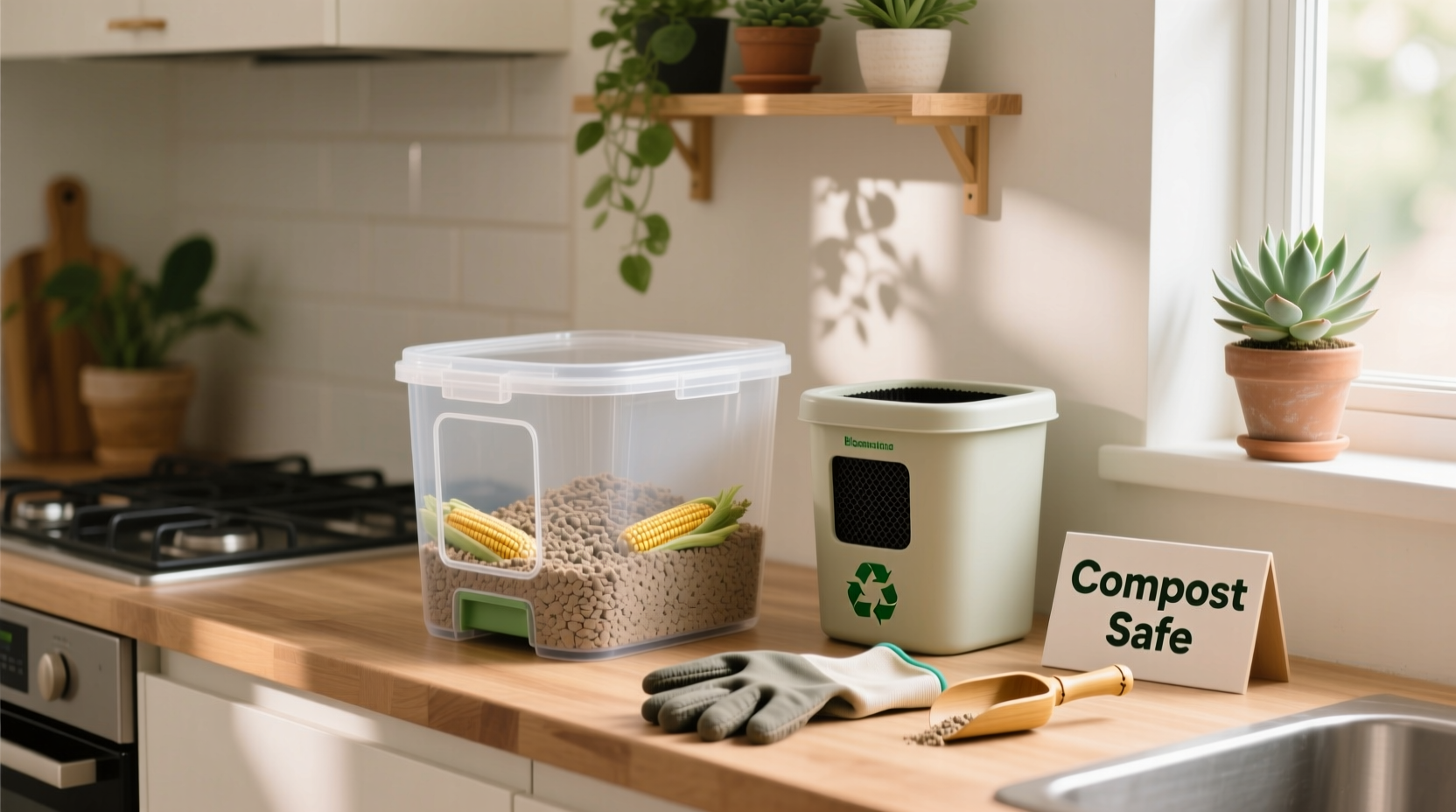eco friendly and safe methods for properly disposing of cat litter at home