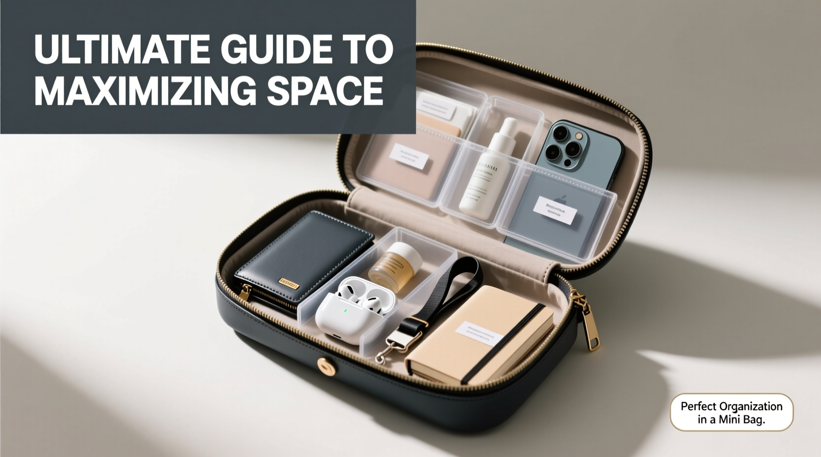 ultimate guide to maximizing space how to organize your essentials perfectly in a mini bag