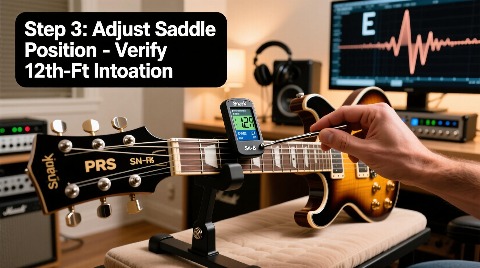 How to Correctly Set Intonation on a Left-Handed PRS with Stoptail Bridge — Step-by-Step Guide for Home Studio Recording in 2026