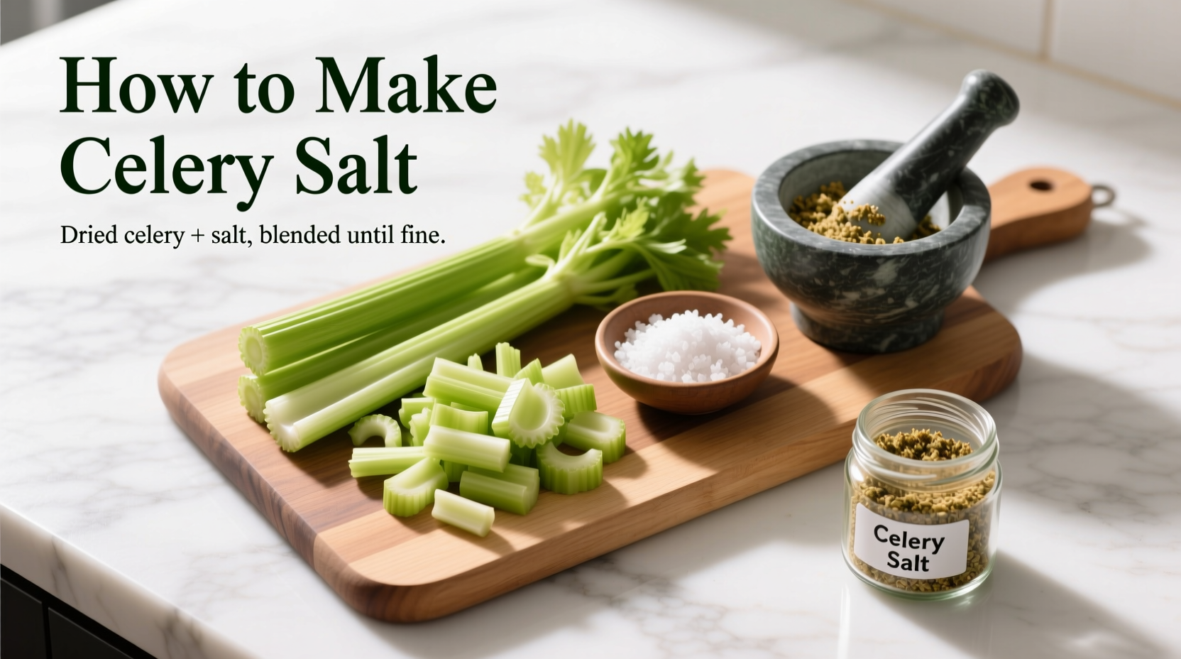 How to Make Celery Salt: Simple Homemade Recipe
