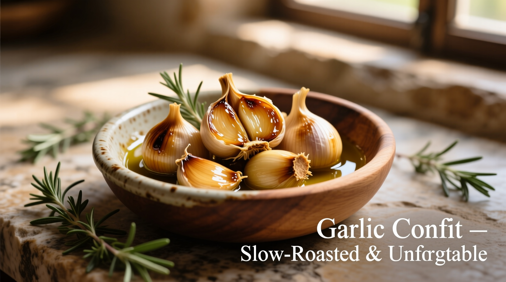 roasted garlic confit